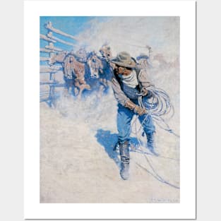 In the Corral by NC Wyeth Posters and Art